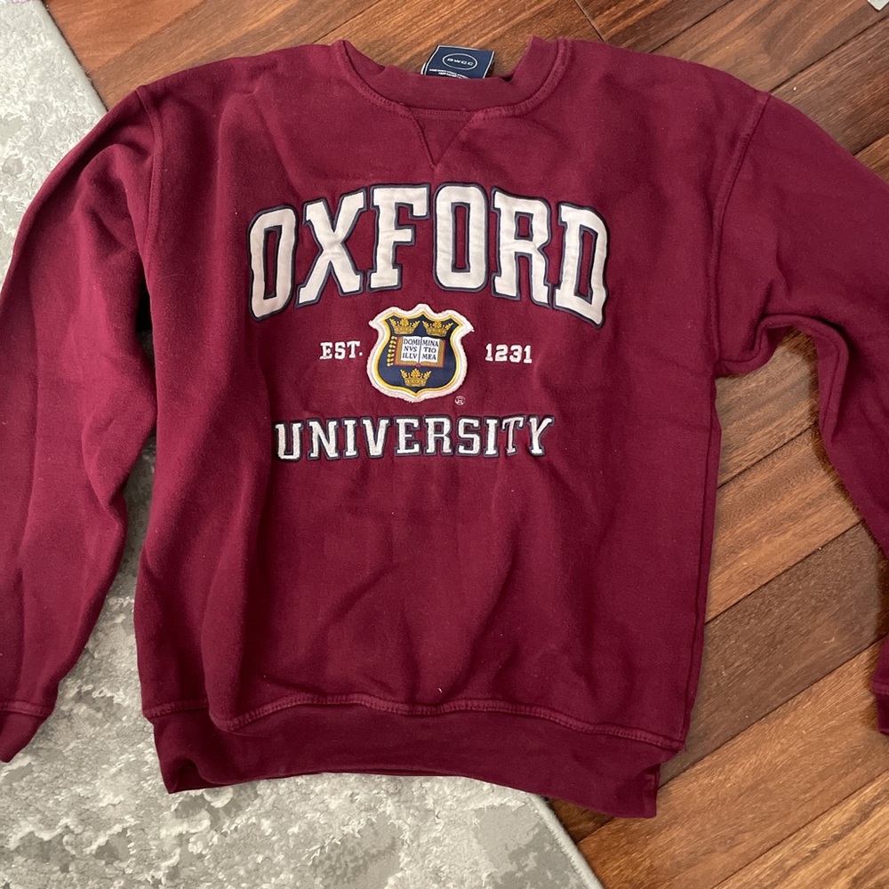 oxford university sweater